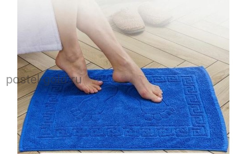 Полотенце в ванну махровое под ноги, 100% хлопок, размер 50х70 см, плотность 650 г/кв.м. ДМ-Текстиль